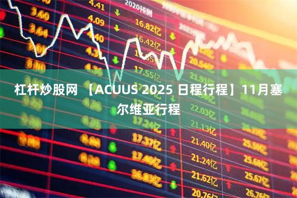 杠杆炒股网 【ACUUS 2025 日程行程】11月塞尔维亚行程